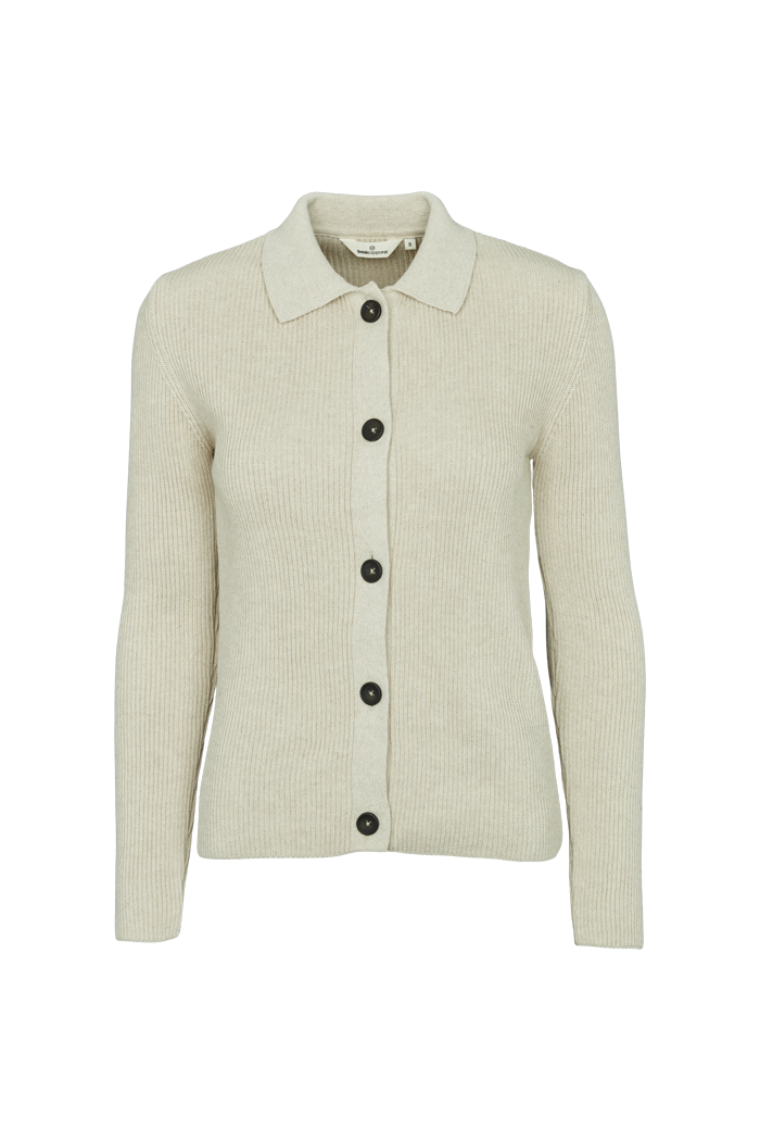 Basic Apparel Jemima Cardigan Cardigans 100 Natural melange
